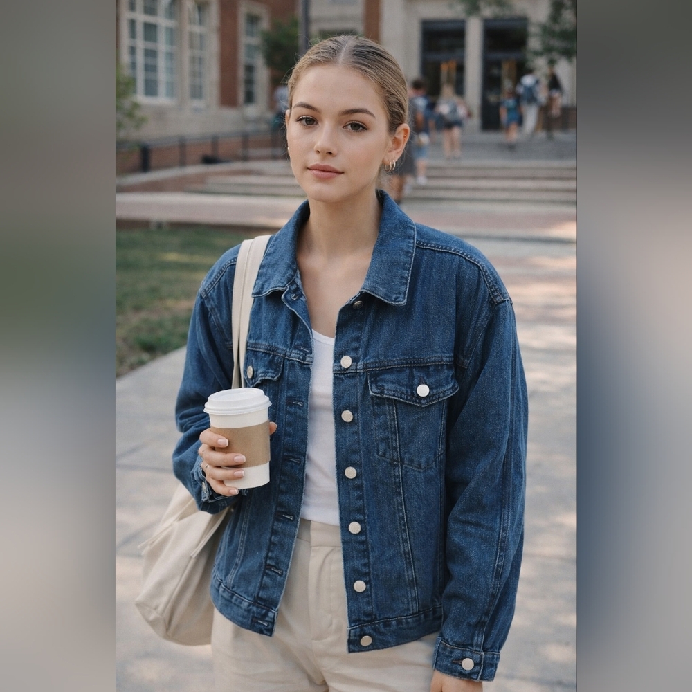 Vigoss Dark Blue Denim Jacket